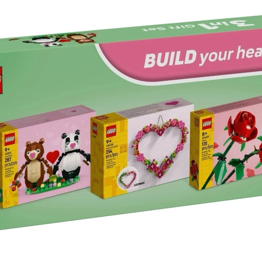 LEGO Hearts & Flowers Gift Set
